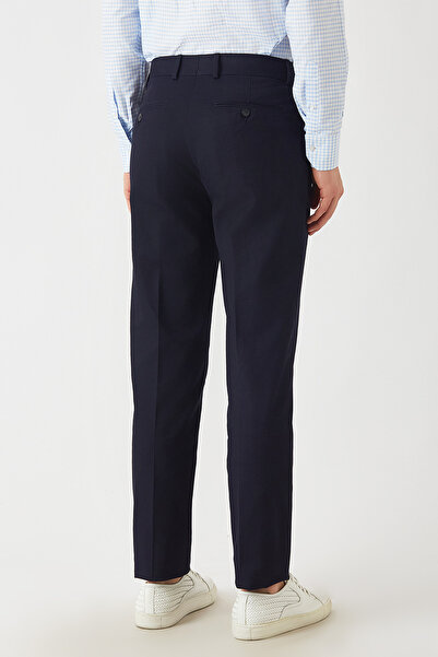 Bisse Lacivert Çift Pileli 4 Cepli Spor Erkek Pantolon