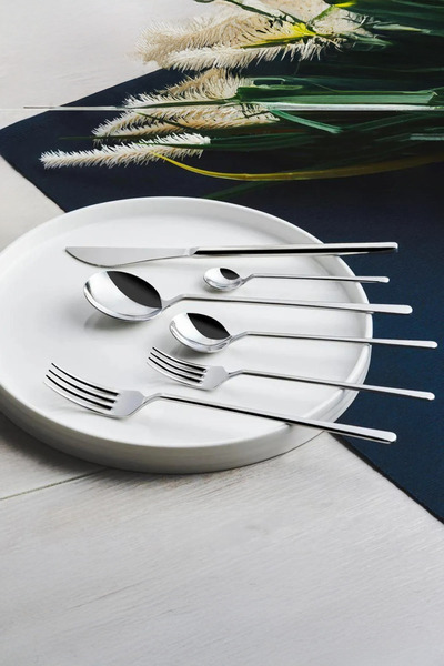 Perotti Moreno 36 Piece Knife and Spoon Set - Silver 14568
