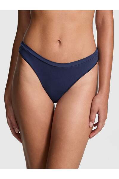 PINK Seamless Derin Bacak Kesim Tanga