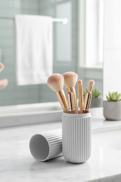Hesaplı Kasa Suitcase Organizer: Toothpaste and Brush, 19X6 cm Dimensions with Container for Transport