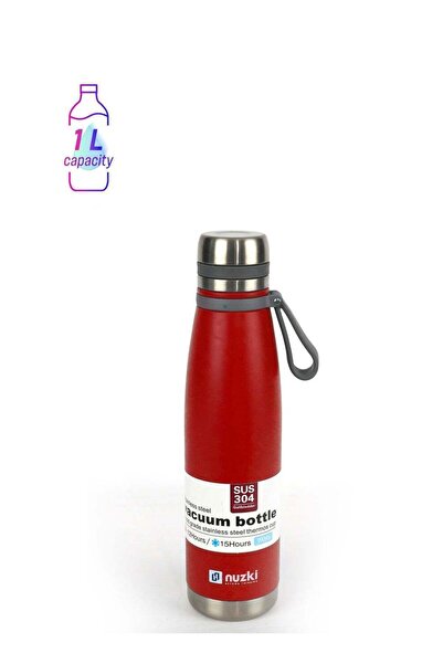 nuzki Stainless Steel Vacuum Insulated Flask, Leak-proof, BPA-free Double Walled Thermal Mug