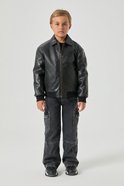 Guess BG Store Boy's Black Jacket