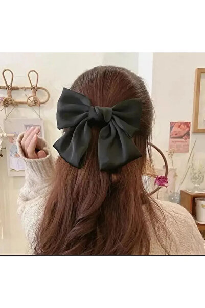 HARİNA مشبك أسود للنساء بطول 10 سم مع إبزيم أوتوماتيكي