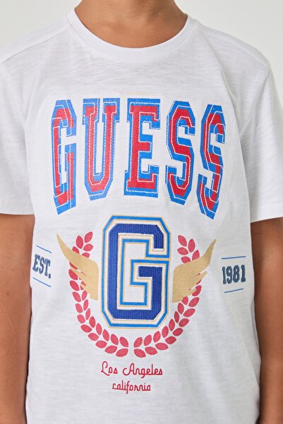 Guess Bg Store Boy White Tshirt