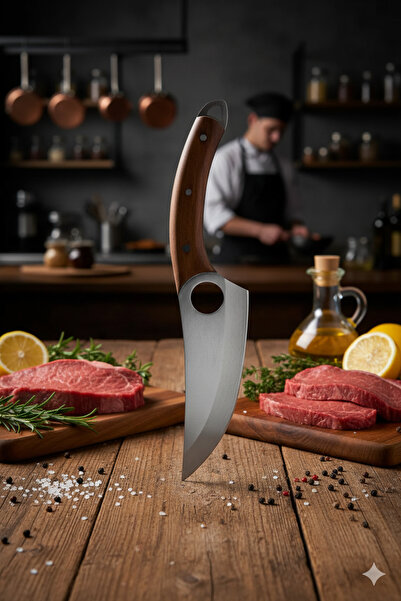 Cavit İnox Şef Bıçağı VİKİNG EL YAPIMI