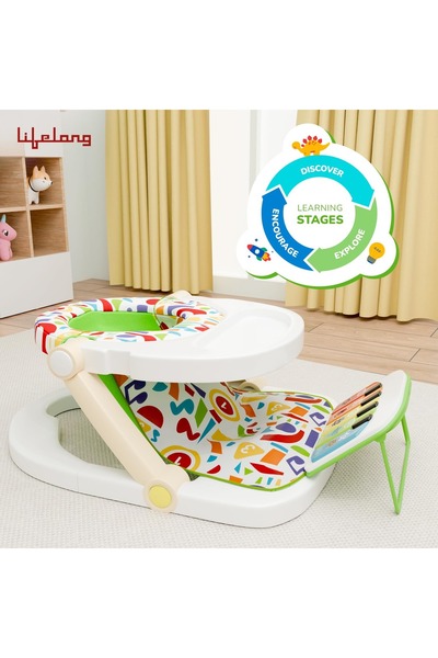 Toybox Kick & Play Baby Seat with Electric Piano - Learning Toy Chair