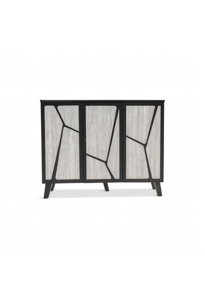 DEC20 Malaysian 3-door shoe cabinet with luxurious design