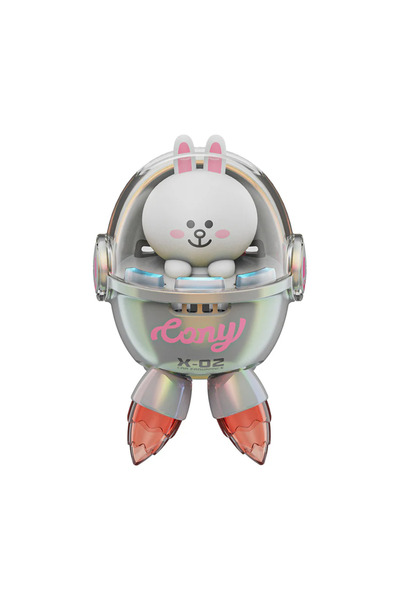 Mega Oto Market Astronot Klima Süsü Oto Koku Klipsi Işıklı Beyaz Tavşan