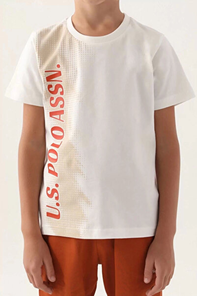 U.S. Polo Assn. Boy's Cream Bermuda Suit