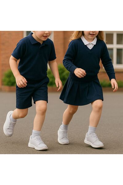 SOCKSHION Cotton Plain Classic gyerekzokni - 12 pár