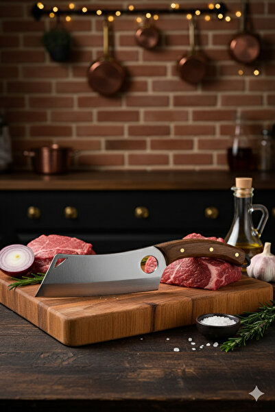 Cavit İnox Şef Satırı Viking El Yapımı