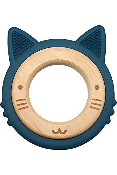 Twisoo Baby Teething Toys – Natural Wooden Ring & Silicone Reindeer Teether f...