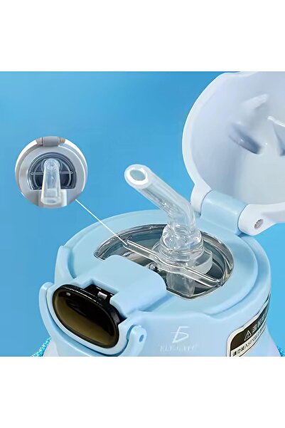 Twisoo Stainless Steel Kids Water Bottle - Leak Proof, Vacuum Insulated with Straw, BPA Free, Hot &