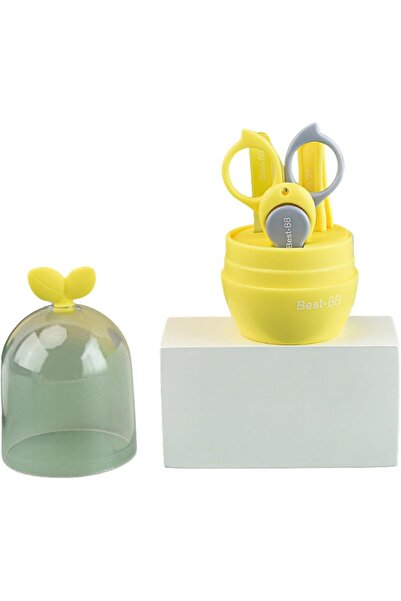 Twisoo مجموعة أظافر الأطفال 4 في 1 - مقص أظافر آمن، ومقص، وملقط، ومجموعة مبرد في صندوق جميل