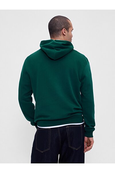 GAP Erkek Yeşil Logo Vintage Sweatshirt