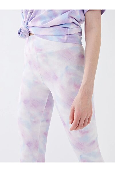 atmoshferic بنطال رياضي بخصر عالٍ منقوش بالباتيك