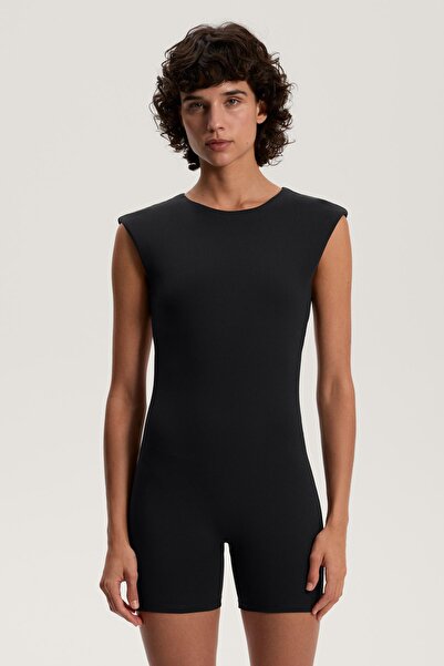 Oysho Sırtı açık Comfortlux kısa tulum