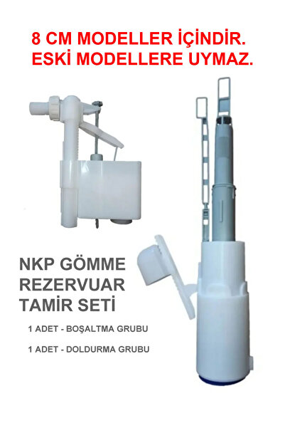 NKP Gömme Rezervuar Boşaltma Grubu Ve Doldurma Grubu Tamir Seti