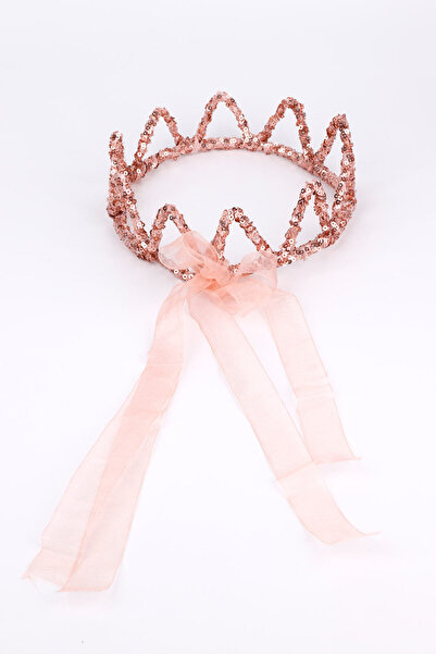 Le Mabelle Rose Round Sequined Girl's Queen Crown