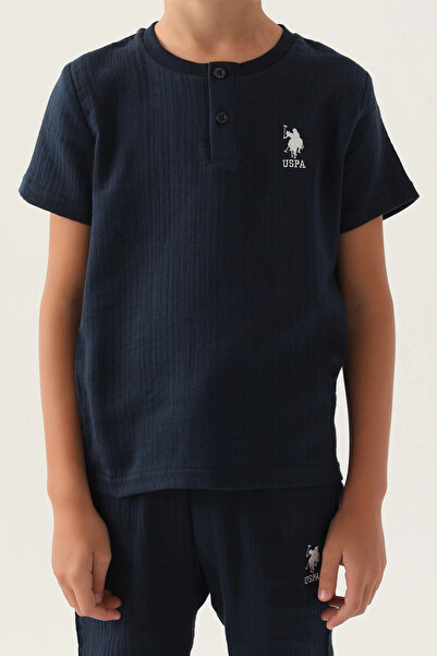 U.S. Polo Assn. Erkek Çocuk Bermuda Takım - Lacivert