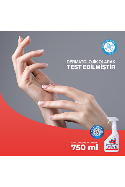 Feat Leke Çıkarıcı Mendil 8’li + Feat Leke Çıkarıcı Sprey 50 ml + Feat Leke Çıkarıcı Sprey 750 ml