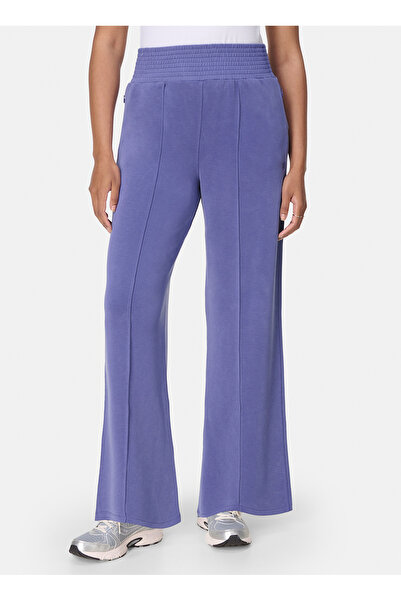 Sweaty Betty SB9226-400 SAND WASH CLOUDWEIGHT TR Mavi Lastikli Bel Normal Düz Kadın Eşofman Altı