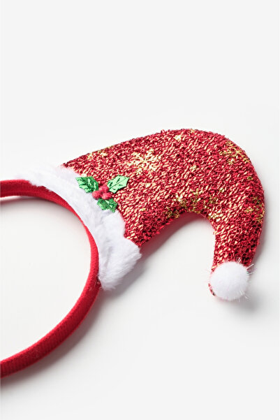 Le Mabelle Girl's Crown with Red Santa Hat