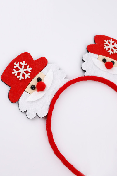 Le Mabelle Red Santa Detailed Girl's Crown