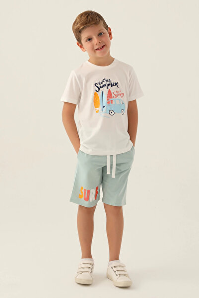 Rolypoly Boy's Blue Bermuda Suit