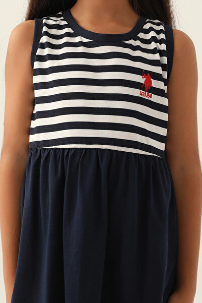 U.S. Polo Assn. Νυχτικό για κορίτσια με αδειοδότηση US Polo Assn Navy Blue