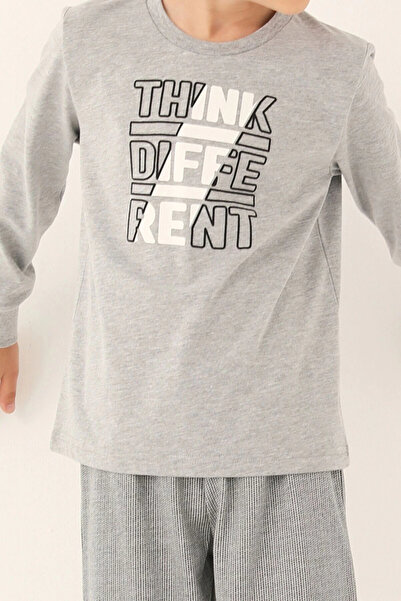 Arnetta Antra Melanj Erkek Çocuk Uzun Kol Pijama Takım