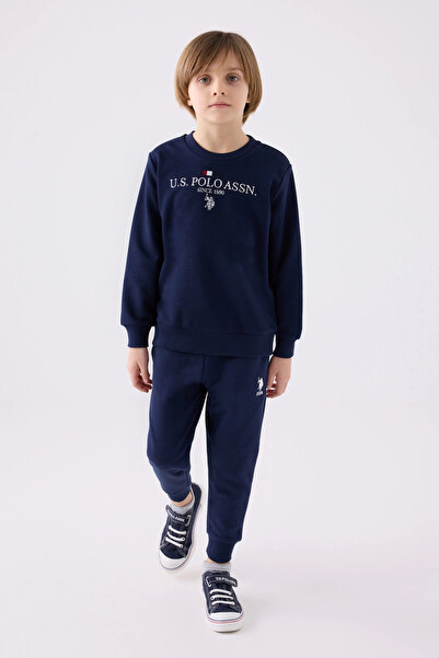 U.S. Polo Assn. Fiú tréningruha szett - sötétkék