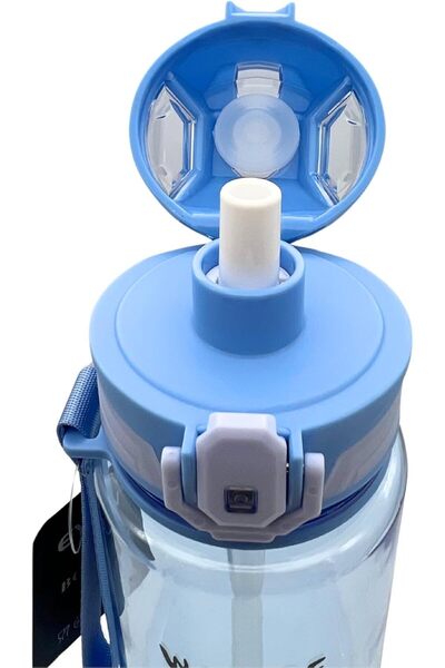 Generic Twisoo Sports Water Bottle - Leak-Proof, BPA-Free, Hygienic, Tritan & Silicone, Large Capacity, Port