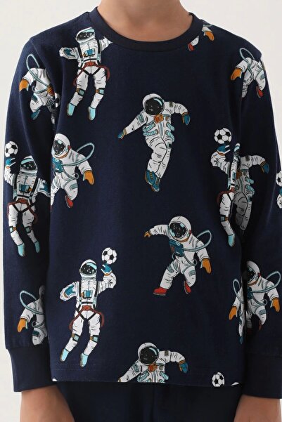 Rolypoly Astronout Lacivert Erkek Çocuk Eşofman Takımı