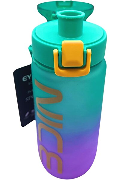 Twisoo Transparent Plastic Water Bottle with Flip-Top Lid, Secure Lock, Leak-Proof Design, Perfect f