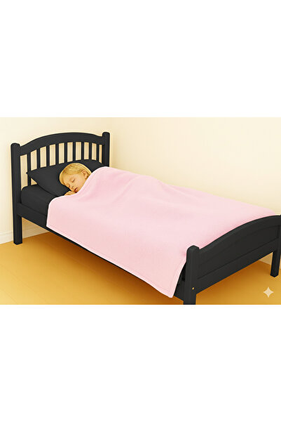 Fronte Home بطانية قطيفة ناعمة باللون الوردي - Wellsoft للأطفال الرضع