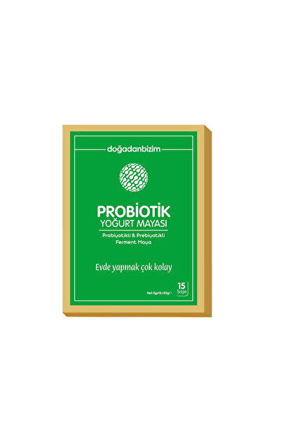 Genel Markalar Artıbiotik Probiotik Prebiotik Yoğurt Mayası 15 Saşe
