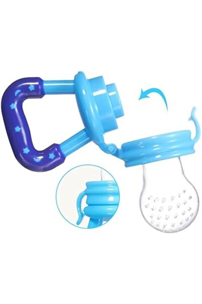 Twisoo Silicone Infant Fruit Feeder - BPA-Free Silicone 3 Size Mesh Nipple - Safe Fresh Vegetable &