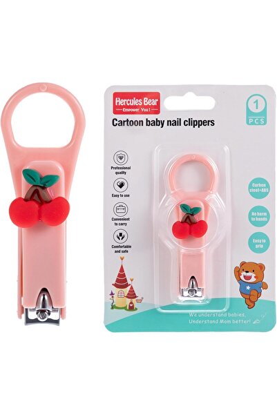 Twisoo مقص أظافر لطيف على شكل طفل كرتوني للنساء والأطفال - من الفولاذ المقاوم...