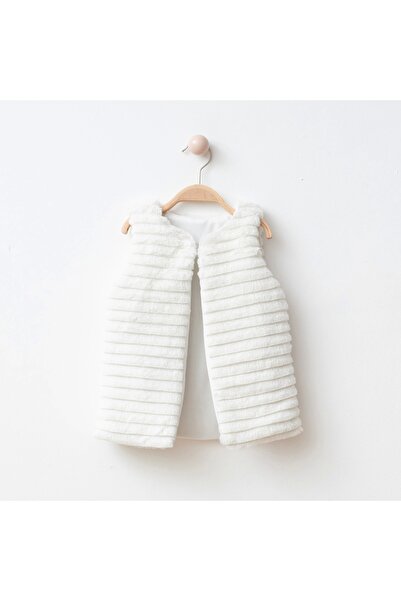 My Lusa baby wear Girl's Striped Plush Vest