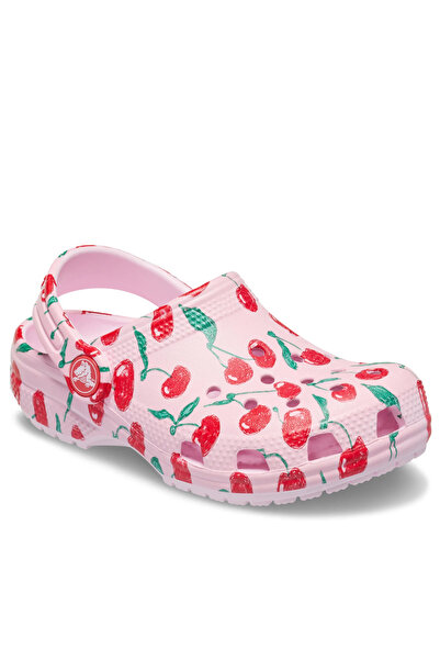 Crocs Cherry Patterned Classic Sabo Slippers