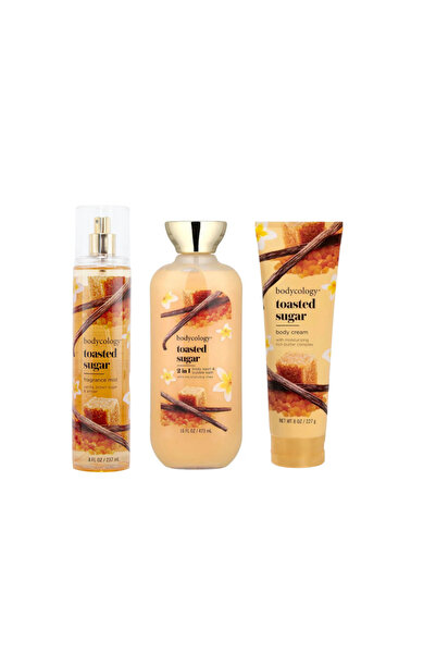 Bodycology Toasted Sugar Kadın Vücut Spreyi + Duş Jeli + Vücut Kremi Seti (Ka...