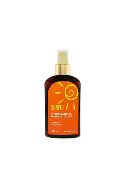 Sunfui Bronzlaştırıcı Güneş Yağı Havuç Özlü 200 ml