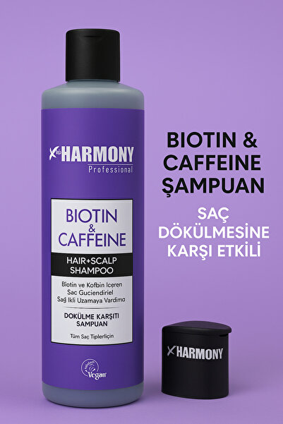 X Pro Harmony Biotin & Caffeine Hair Scalp Shampoo Biyotin & Kafein Içerikli Şampuan 350 ml