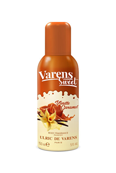 Ulric De Varens Varens Sweet Vanille Caramel İştahlandırıcı Vanilyalı Kadın Body Fragrance Deodorant 150 ML