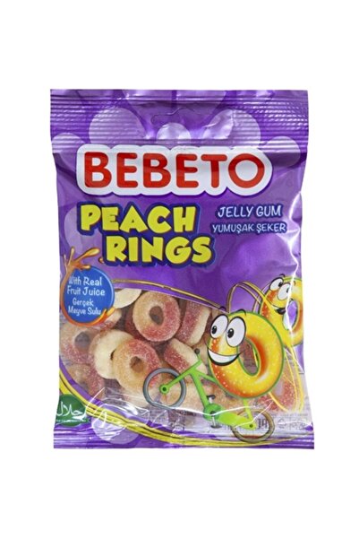 BEBETO Peach Ring Confectionery 80 g