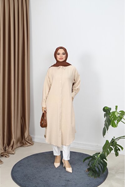 NİSUM MODA Buttoned Long Tunic