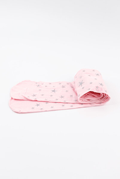 Le Mabelle Pink Glitter Star Girl's Banana Pantyhose