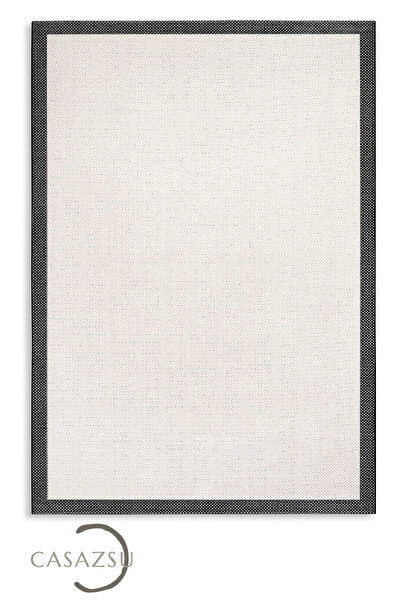CASAZSU Jüt Modern Sisal Hasır Halı Yıkanabilir Toz Vermez Salon Mutfak Korid...