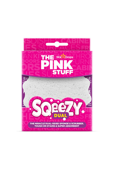 THE PINK STUFF إسفنجة ومقشرة ميراكل سكيزي ثنائية الجوانب